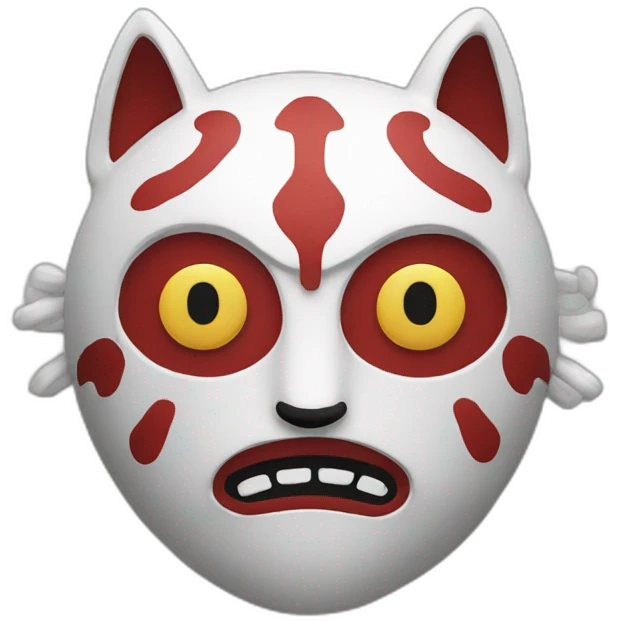 mononoke mask emoji