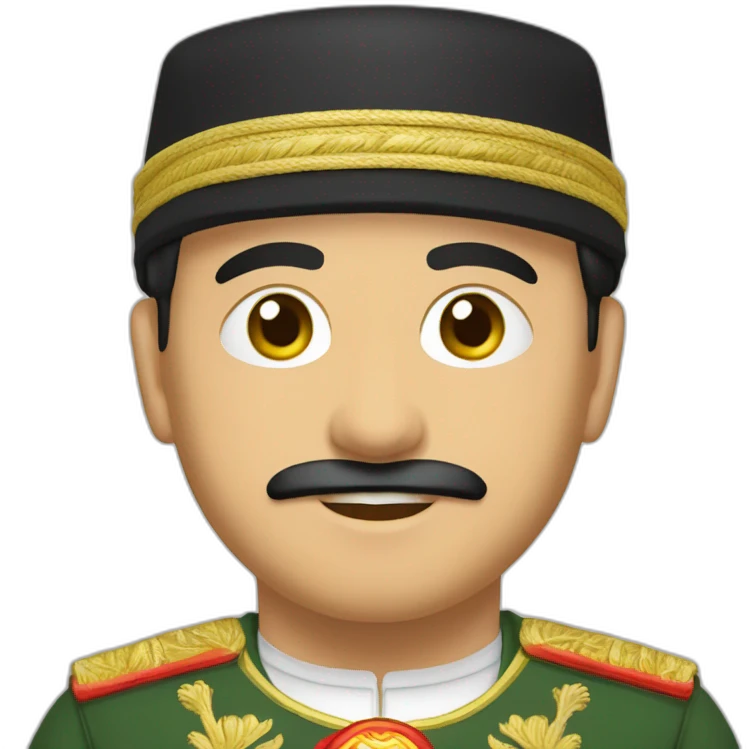 Tajik with Tajik cap written Kulyab  emoji