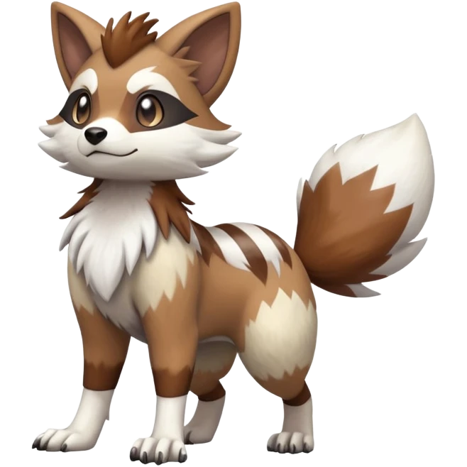 Furret-Lycanroc-Hybrid (Full body) emoji