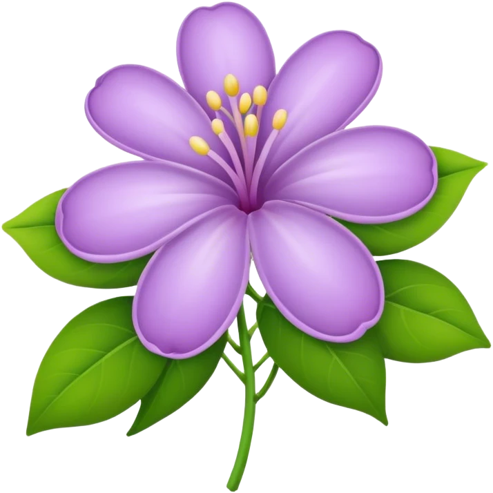 lilac flower emoji