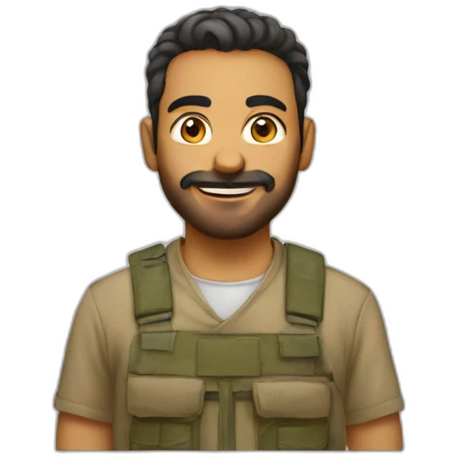 رجل شعره كثيف emoji