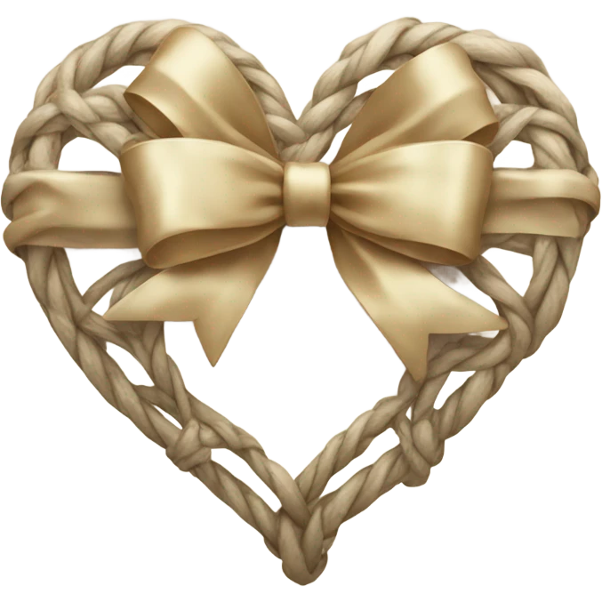 Heart with bow emoji