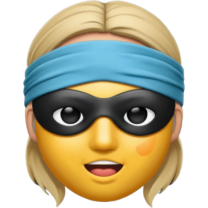 Blindfolded emoji