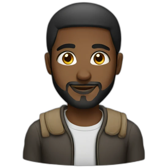 Black man arabe emoji