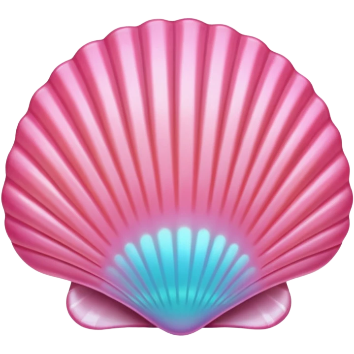 Pink ocean shell  emoji