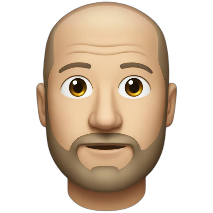 jony ive with 3 days beard emoji