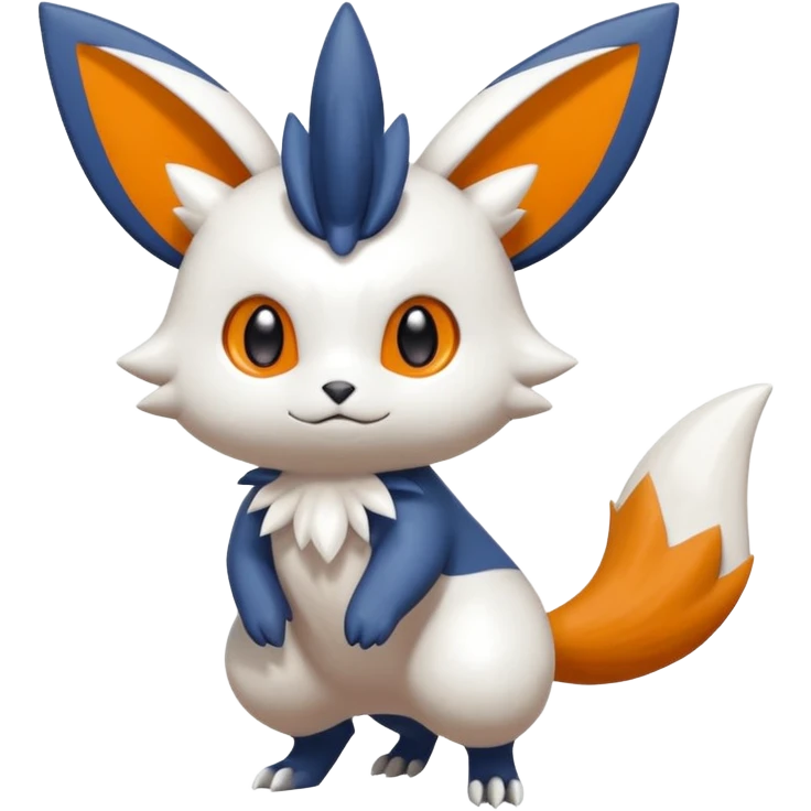Victini-Meowstic-Raichu-Zangoose-Fakémon-hybrid-creature (full body)  emoji