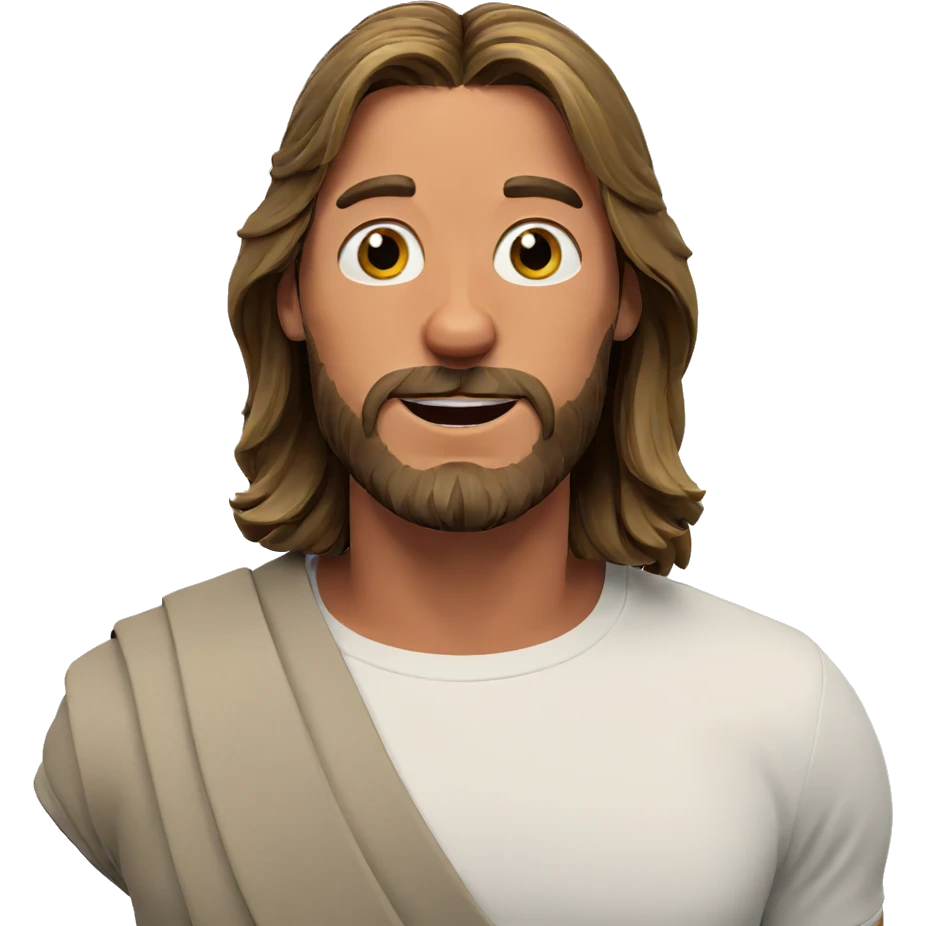 smiling male portrait with beard emoji