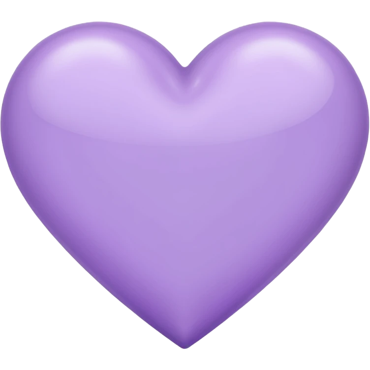 Light purple heart emoji