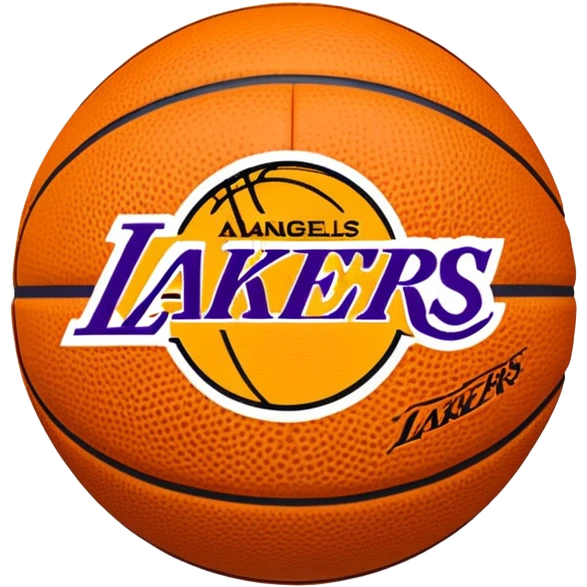 Los Angeles lakers ball emoji emoji