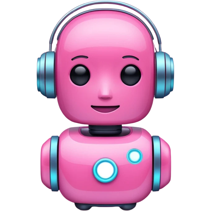 pink chat gpt ai emoji