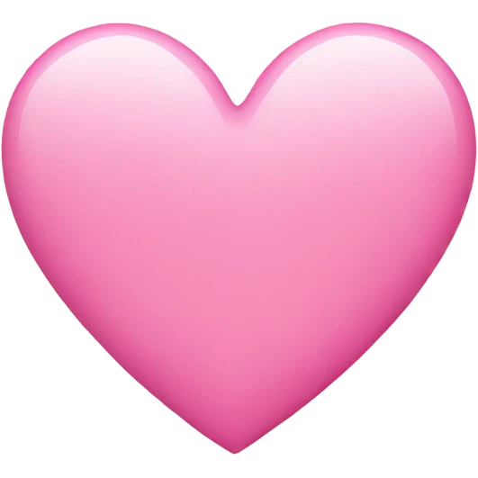 Pink heart  emoji