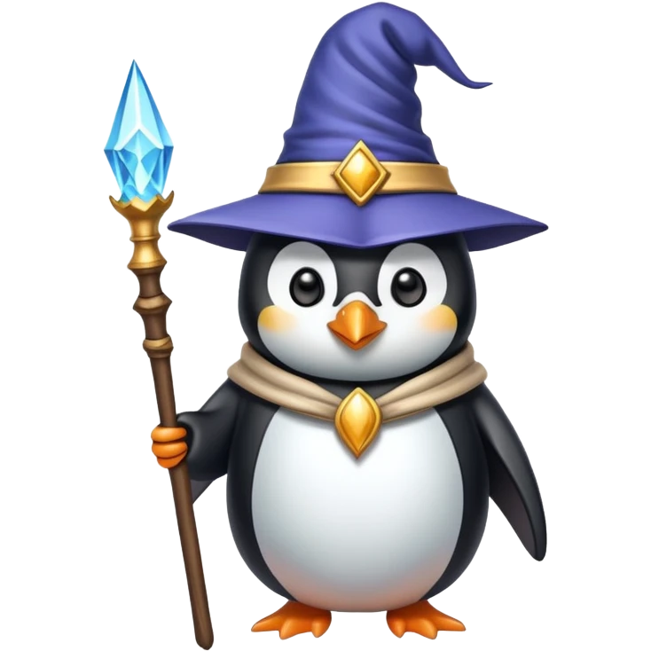 penguin wizard emoji
