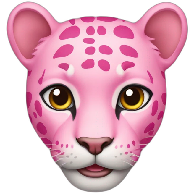 The pink panter emoji