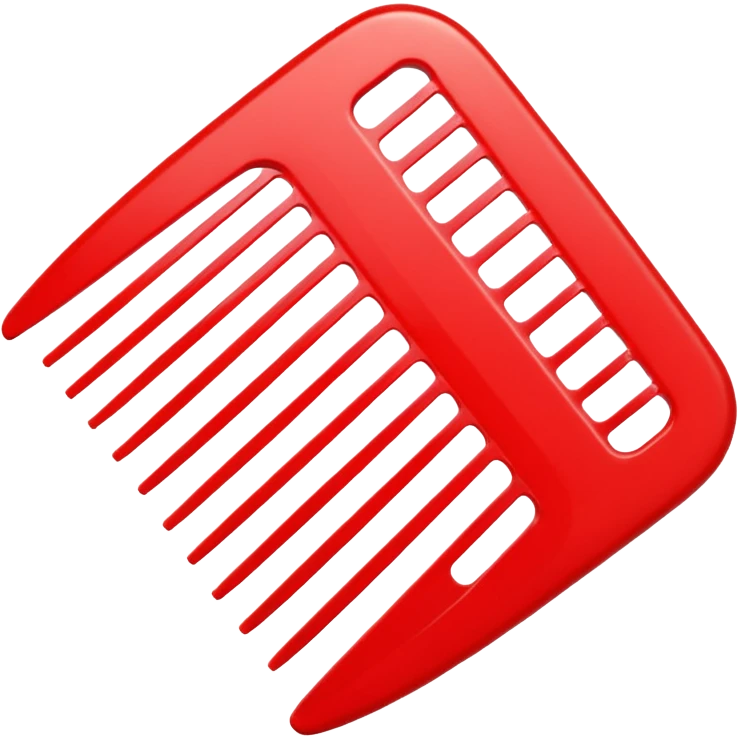 comb red emoji