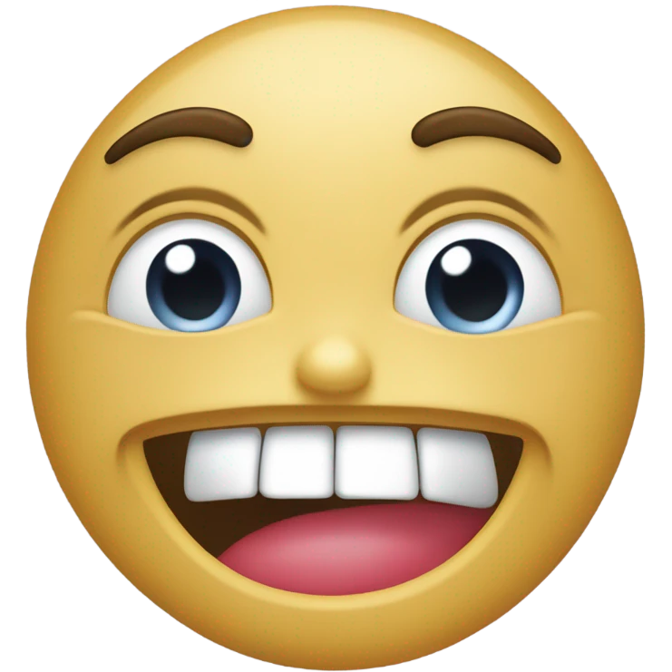 crying smile psycho  emoji