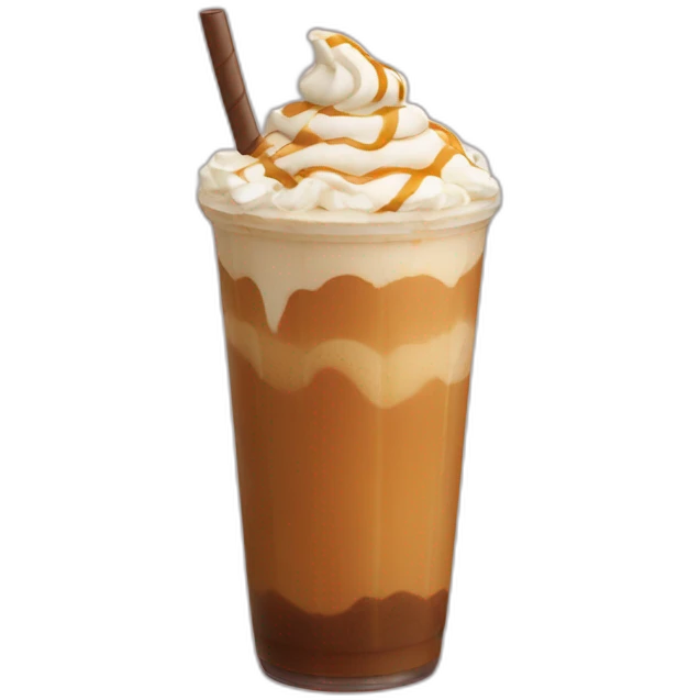 Caramel frappe  emoji