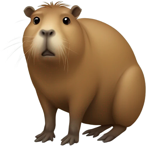 Sick capybara  emoji