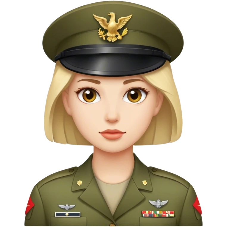 military woman emoji