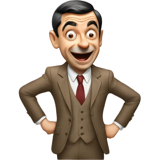 MR Bean excited emoji