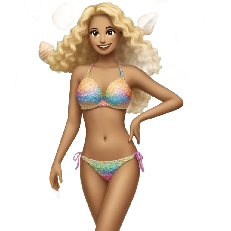 seashell bikini  emoji