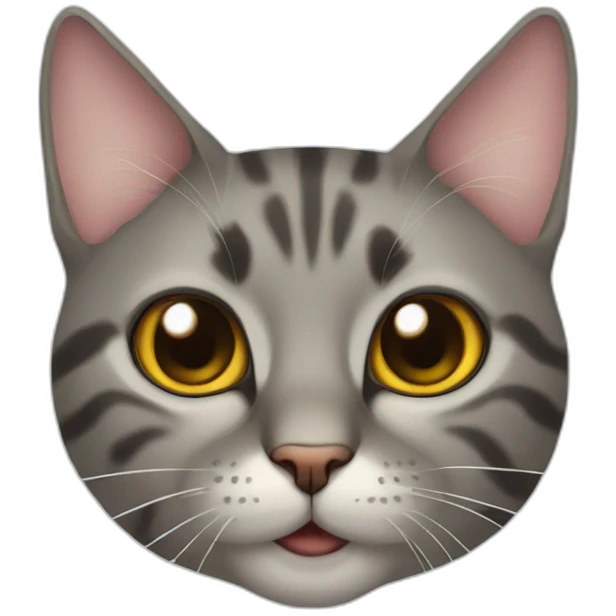 Cat with bug nose emoji