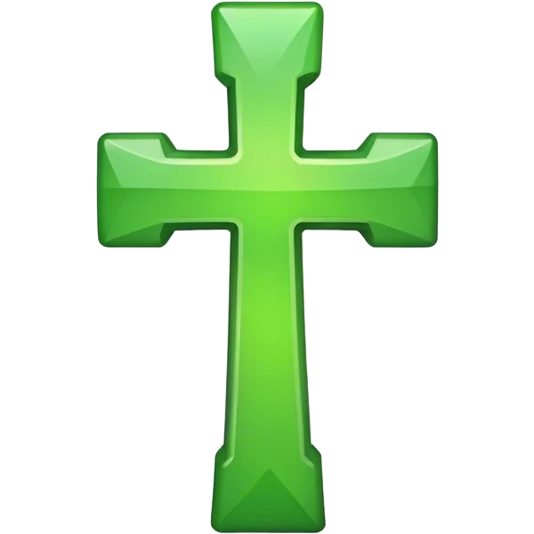 cross green emoji