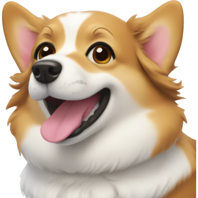 Corgi girl  emoji