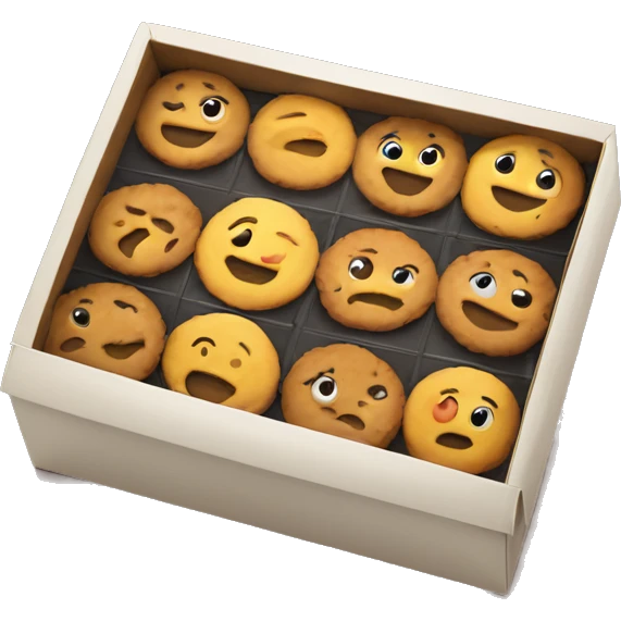 crumbl cookie box emoji