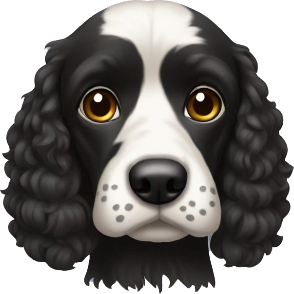 Black Cockerpooo emoji