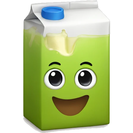Apple juice box emoji