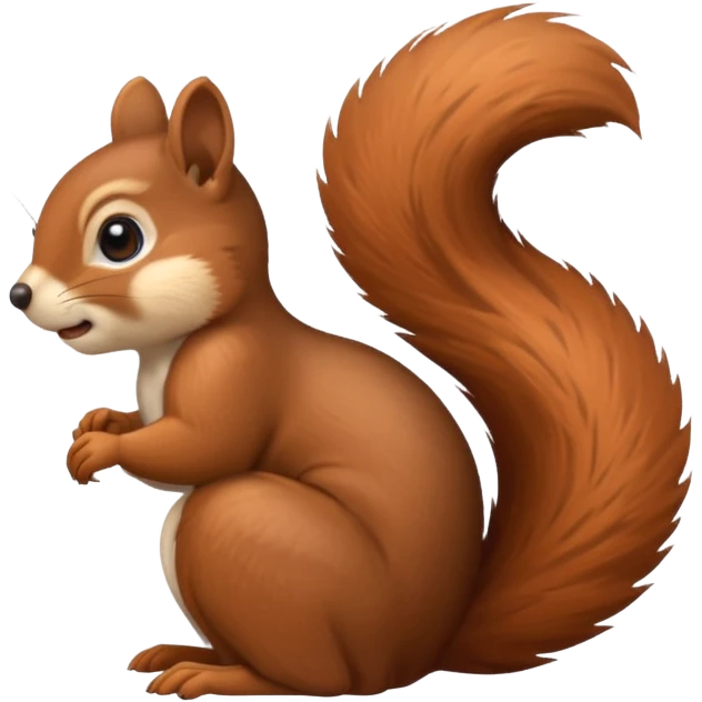 A squirrel emoji