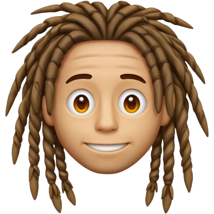 Laughing emoji with ken Carson dreads emoji
