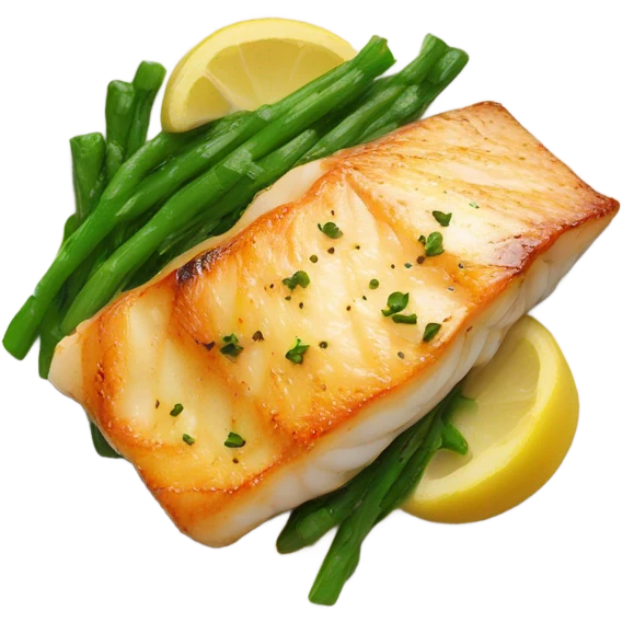 Pan-Seared Cod Loins emoji