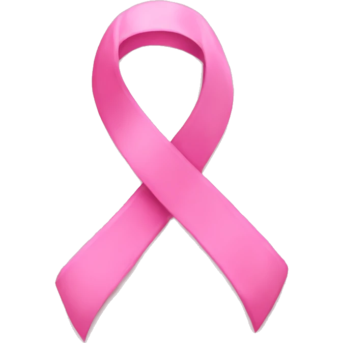 Pink ribbon emoji