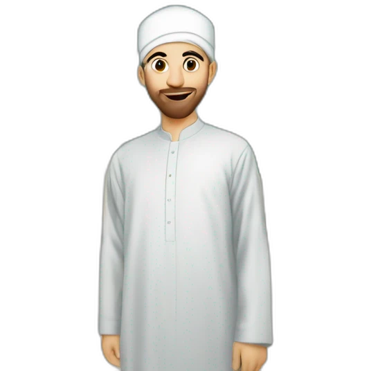 İmam in mosque  emoji