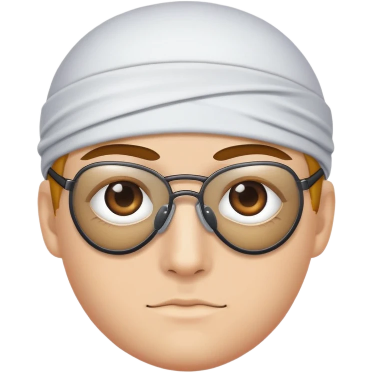 Me wearing an eye patch  emoji