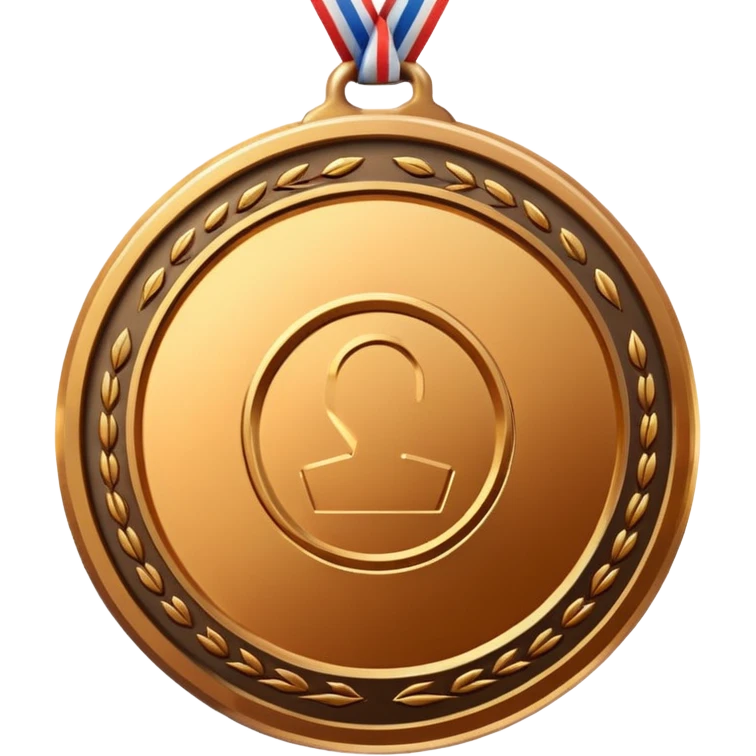 simple gold medal emoji