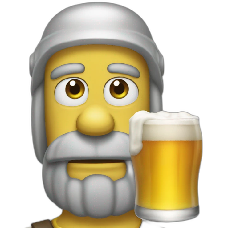 Homer-drink-beer emoji