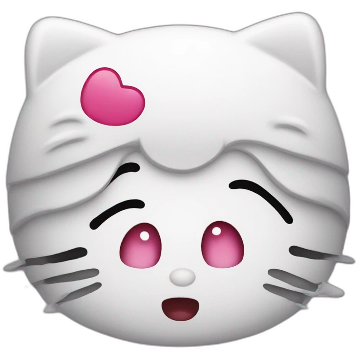 hello kitty crying emoji