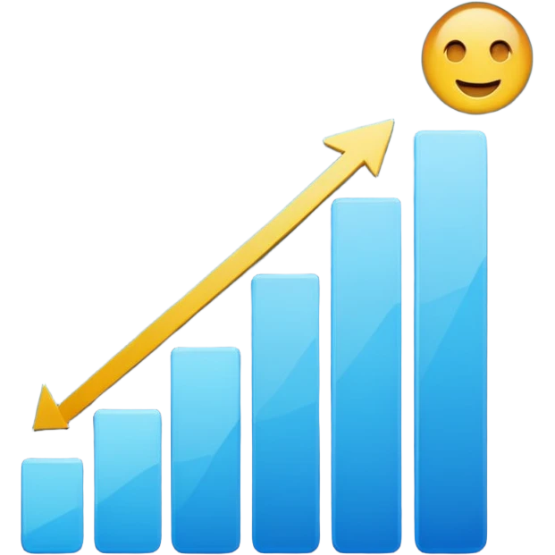 Graph increase emoji
