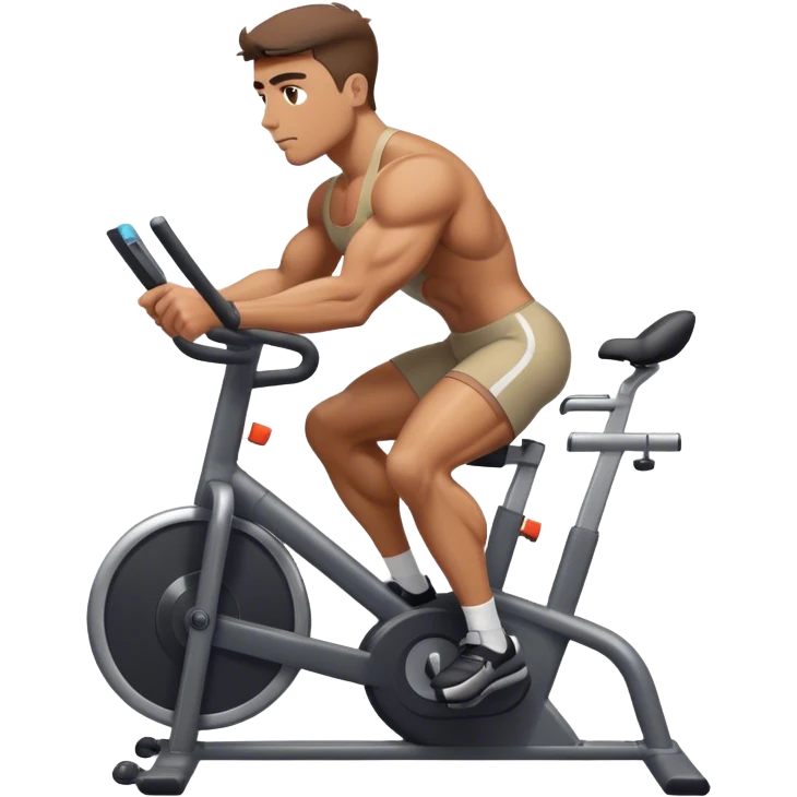 buff guy stationary bike emoji