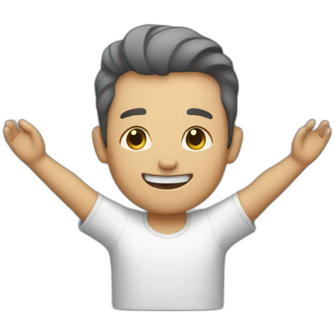 Open arms emoji