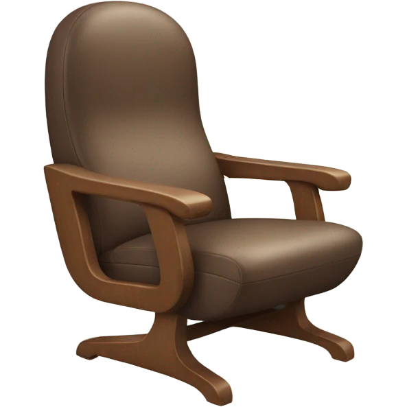 Chair shaped like a hand emoji