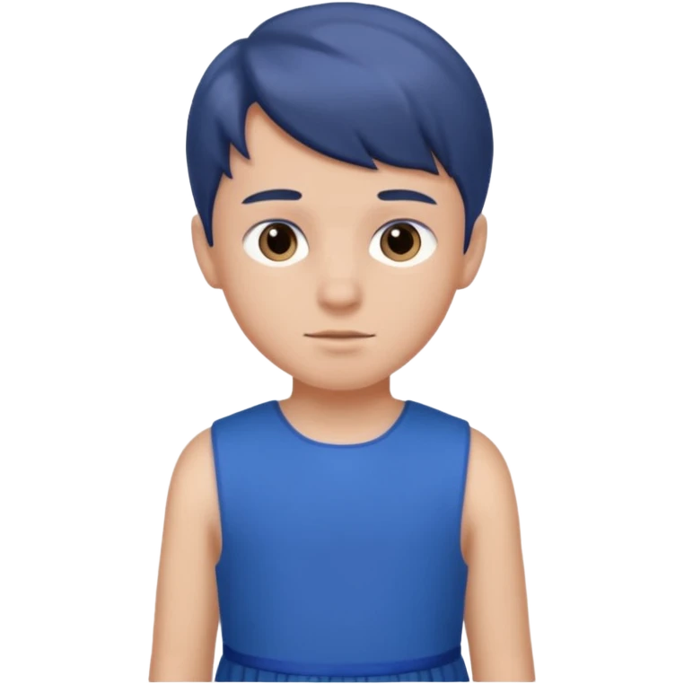 blue dress boy emoji