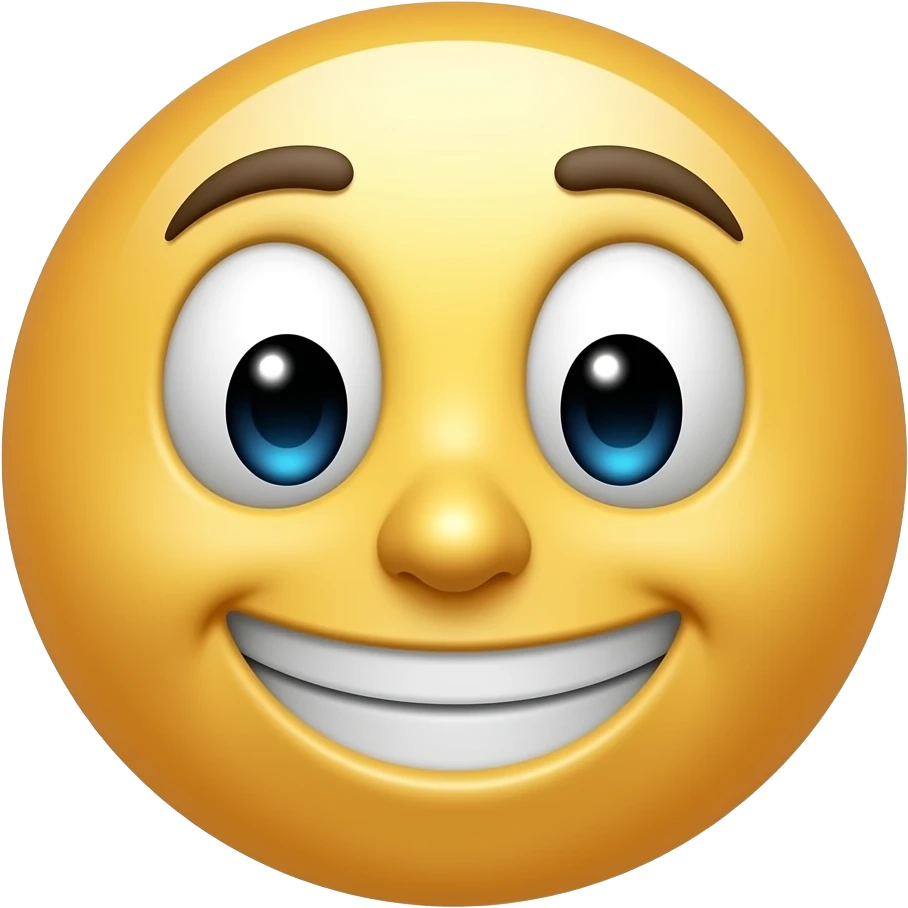 Normal emoji with flared nostrils and both eyebrows up and tilted in emoji