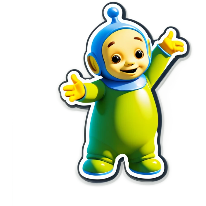 Unemployed lazy teletubby emoji