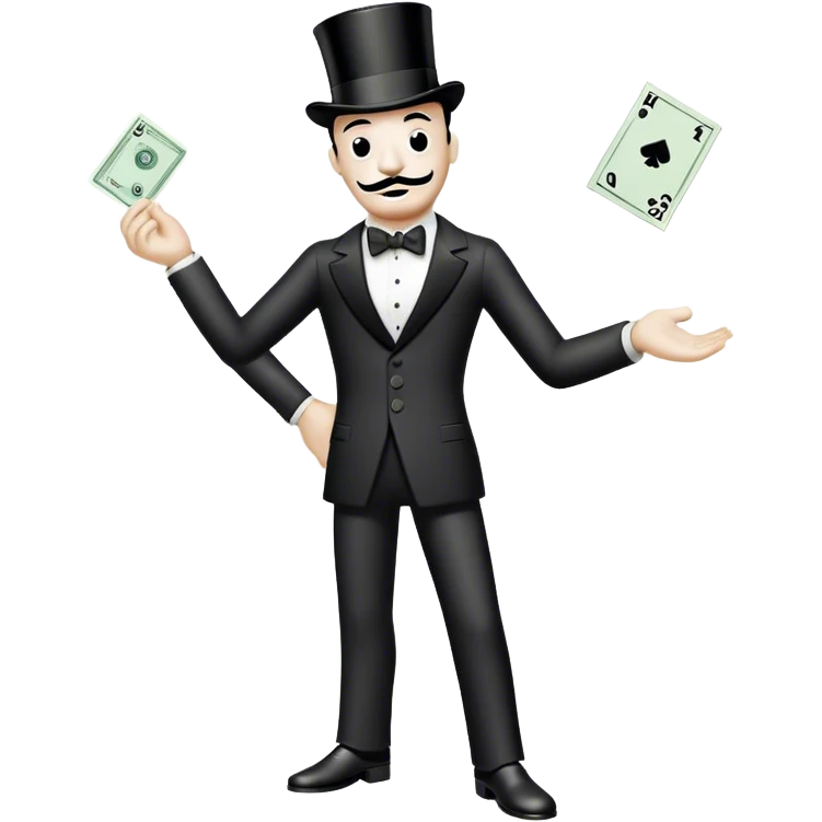 Monopoly man full height emoji