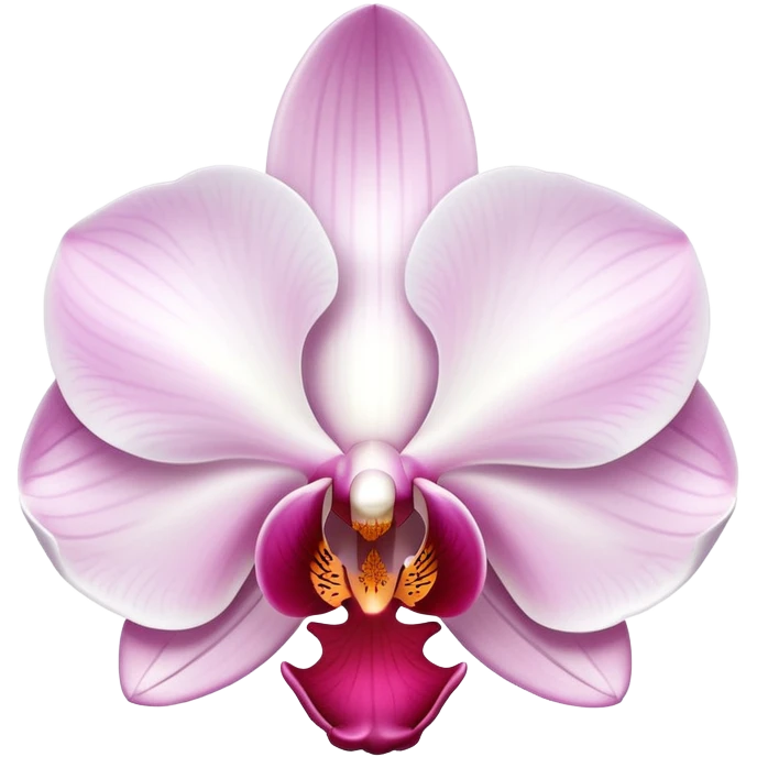 Beautiful phalaenopsis moth orchid flower with delicate petals and distinctive shape emoji