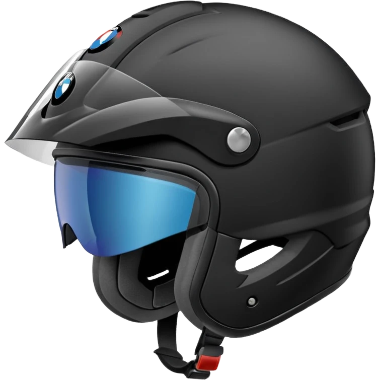 Black BMW bike helmet emoji